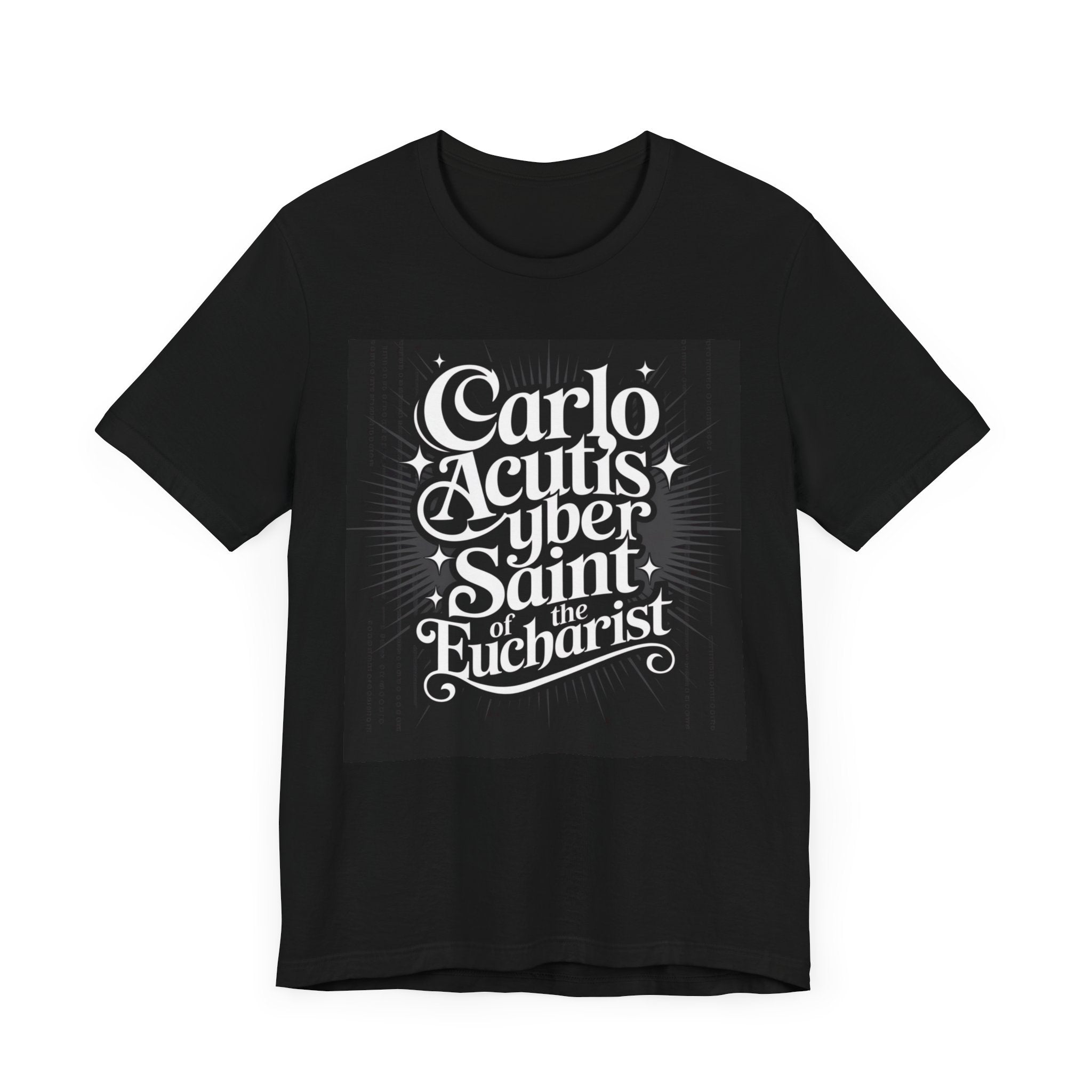 Carlo Acutis Cyber Saint Tee, Inspirational Unisex T-Shirt, Religious Gift, Catholic Apparel, Faith-Based Fashion, Youth & Adult Tees