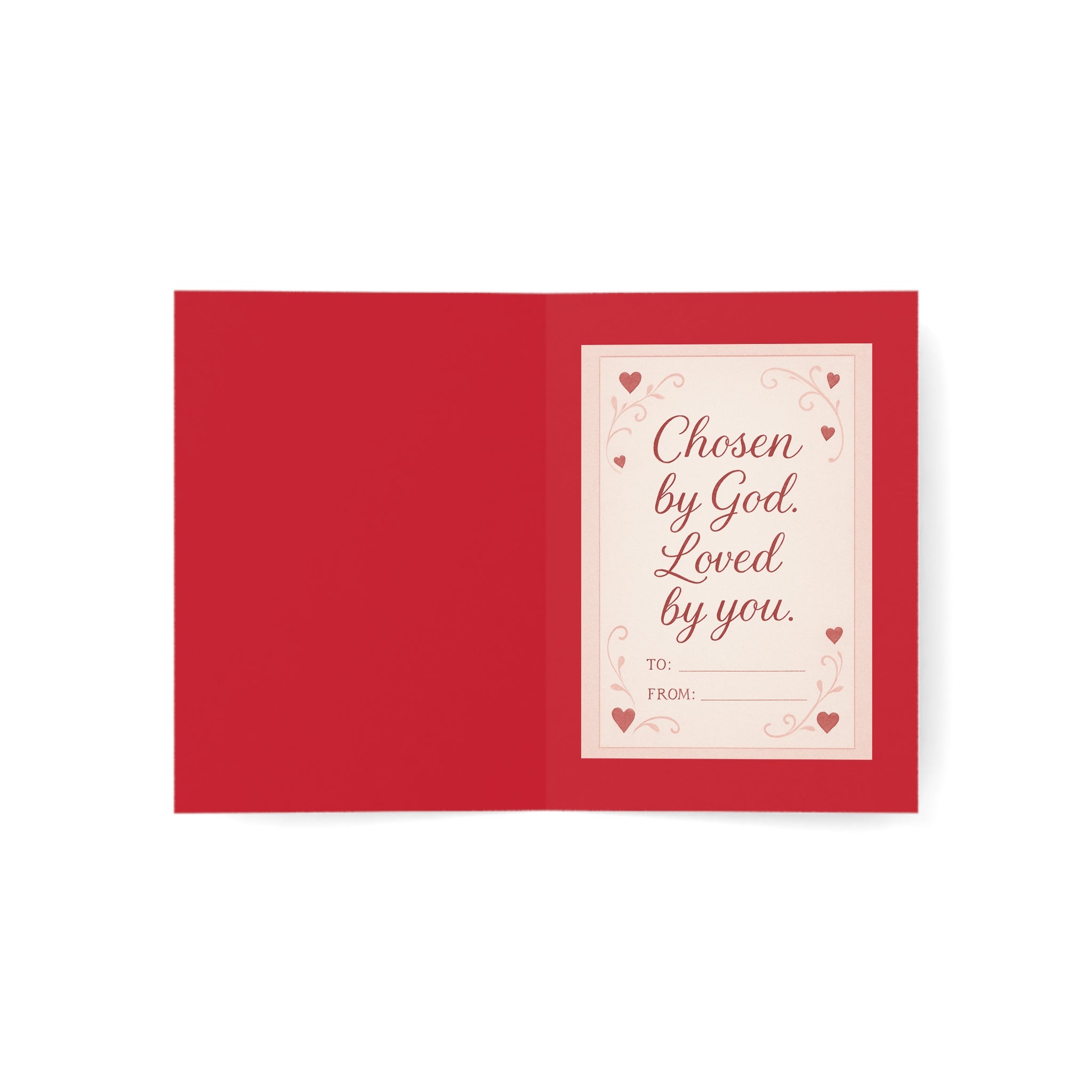 Greeting Card — 'Love, as He Loved Us' Corgi Devotional Card (Religious Pet Sympathy, 'No matter where I am, if you're there. I'm home.')