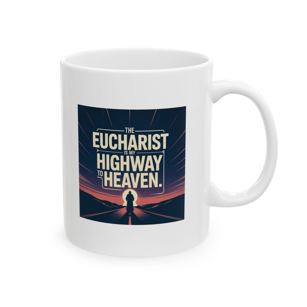 Mug - Blessed Carlo Acutis Highway to Heaven Poster Design