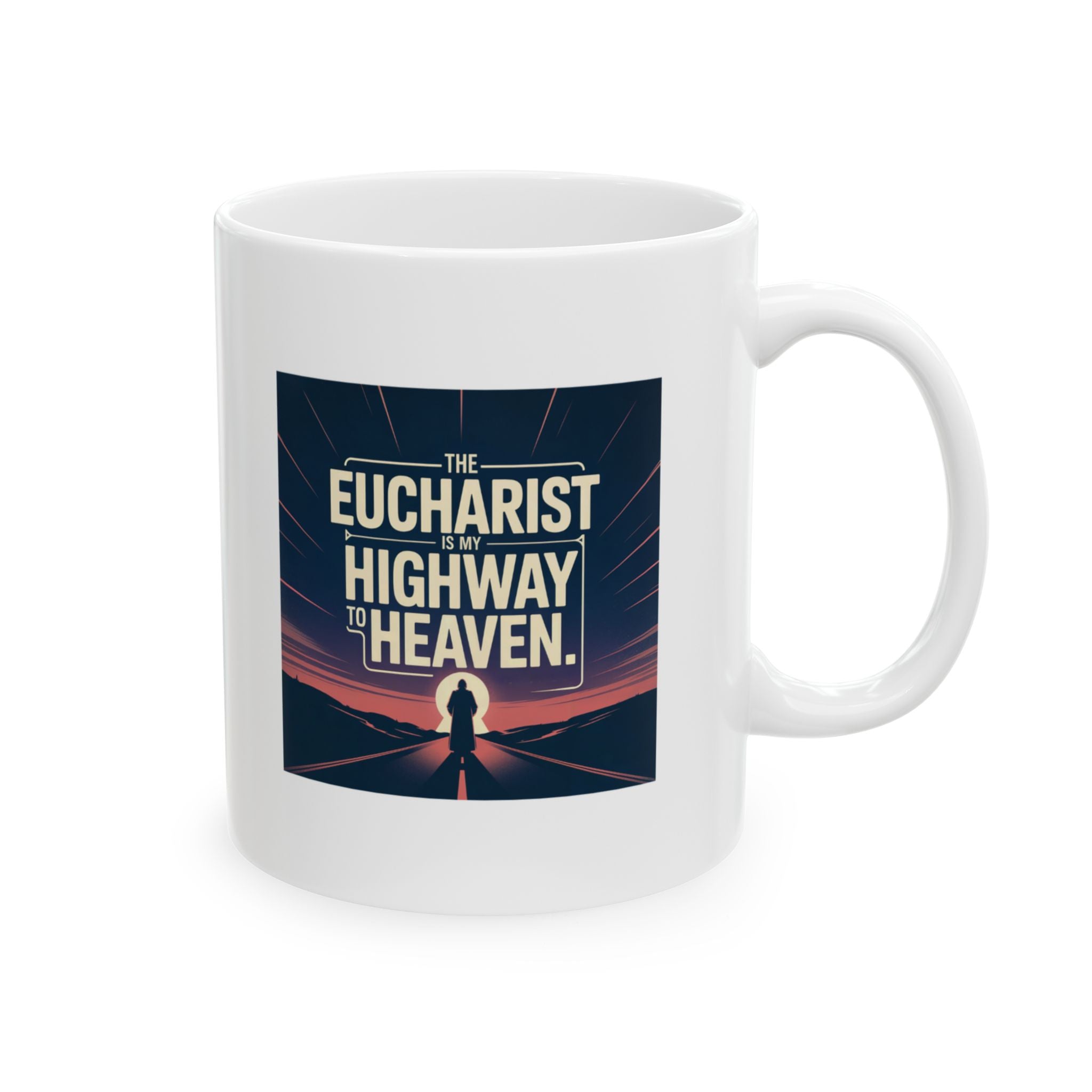 Mug - Blessed Carlo Acutis Highway to Heaven Poster Design