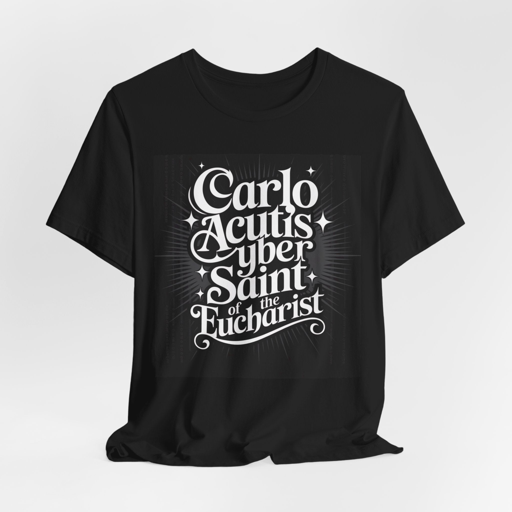 Carlo Acutis Cyber Saint Tee, Inspirational Unisex T-Shirt, Religious Gift, Catholic Apparel, Faith-Based Fashion, Youth & Adult Tees