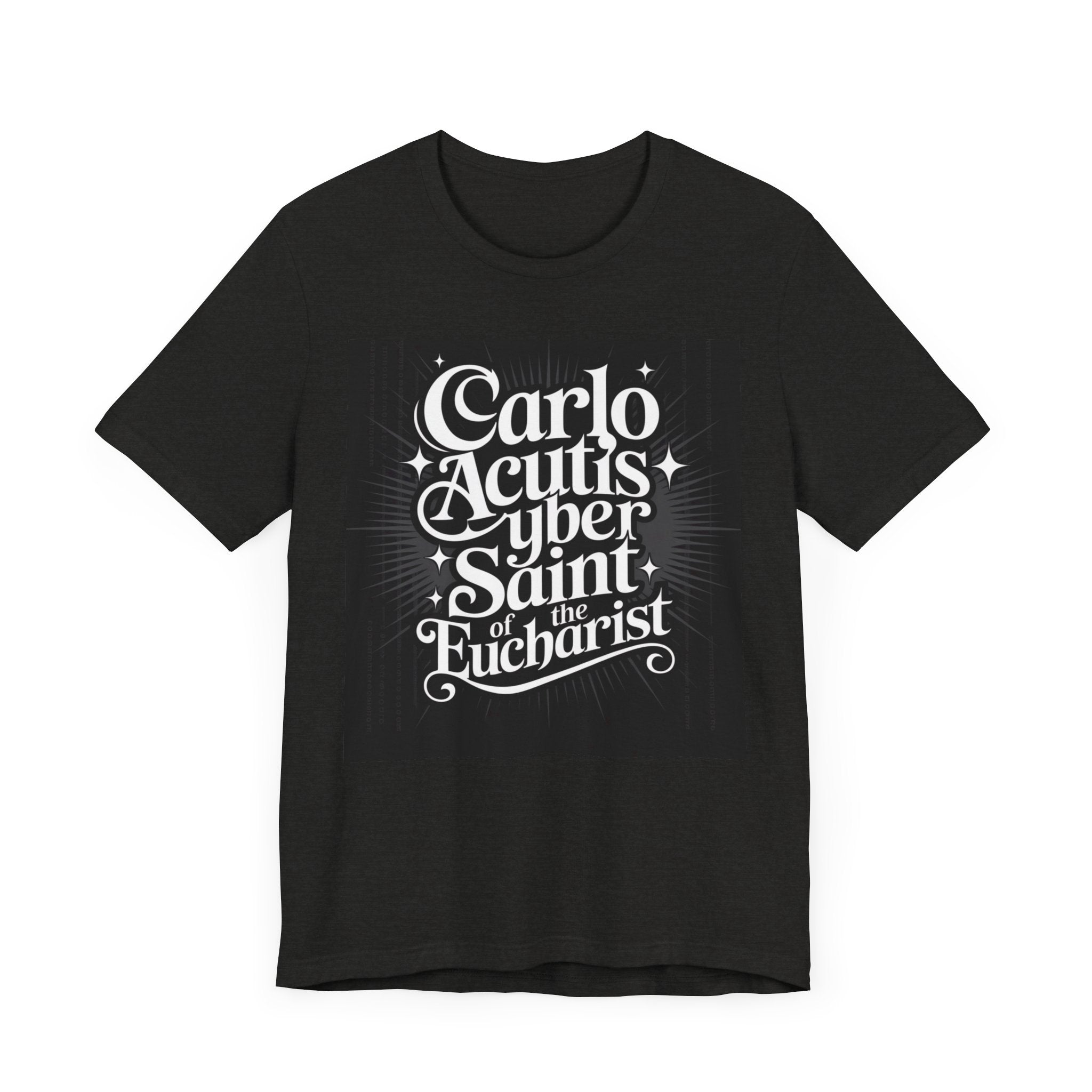 Carlo Acutis Cyber Saint Tee, Inspirational Unisex T-Shirt, Religious Gift, Catholic Apparel, Faith-Based Fashion, Youth & Adult Tees