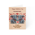 Valentine's Praying Couple Greeting Card — 'Couples that pray together love forever' (Pack of 1/10/30/50)