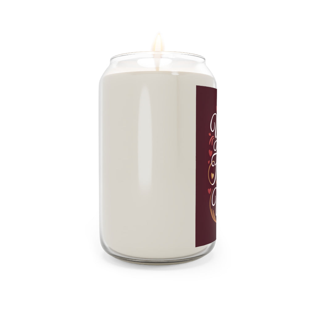 Soy Candle - "You're the Flame to My Wick" Romantic Scented Candle (13.75oz)