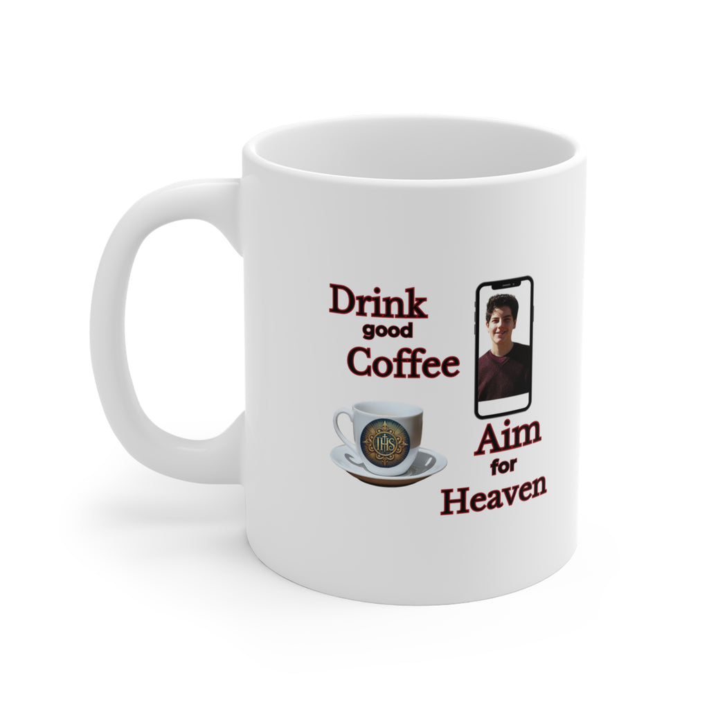 Heavenly Coffee Mug | Inspirational 11oz Mug, Coffee Lover Gift, Motivational Drinkware, Unique Gift for Friends, Cozy Home Decor