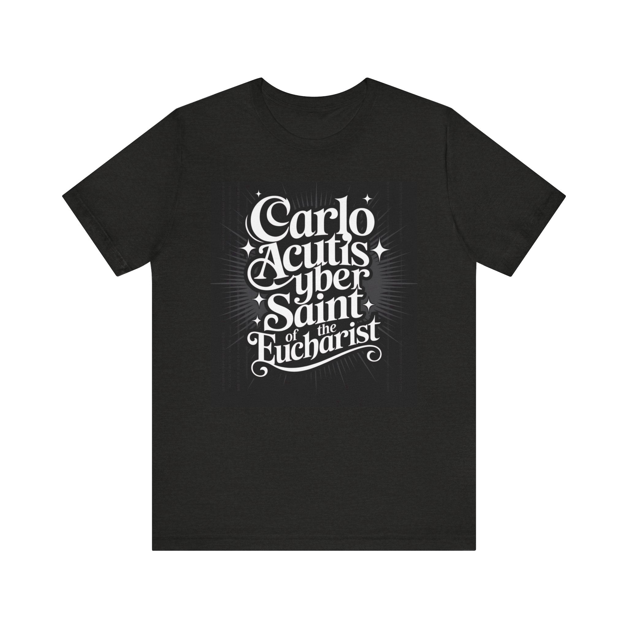 Carlo Acutis Cyber Saint Tee, Inspirational Unisex T-Shirt, Religious Gift, Catholic Apparel, Faith-Based Fashion, Youth & Adult Tees