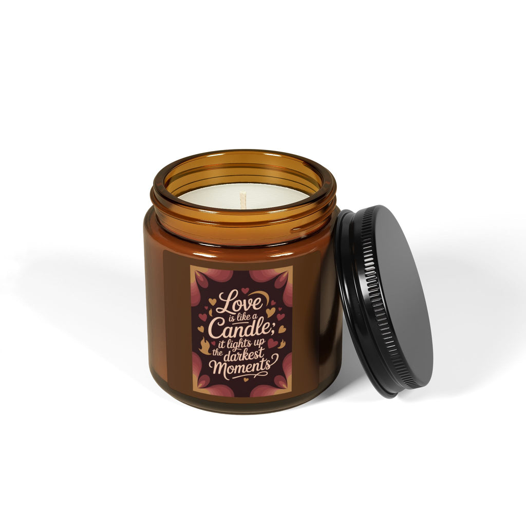 Love Is the Candle Soy Candle — Amber Jar (Multi-Size)