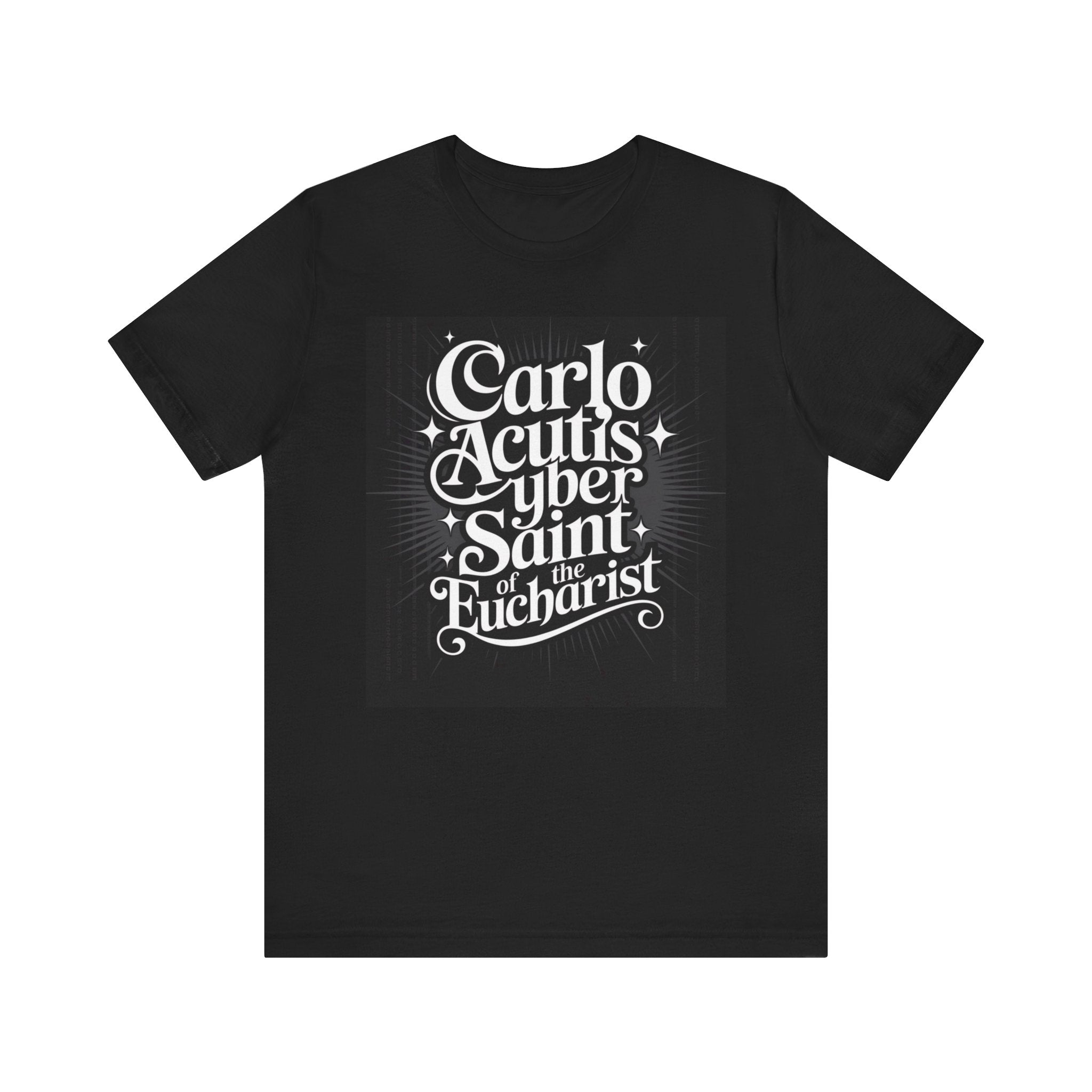 Carlo Acutis Cyber Saint Tee, Inspirational Unisex T-Shirt, Religious Gift, Catholic Apparel, Faith-Based Fashion, Youth & Adult Tees