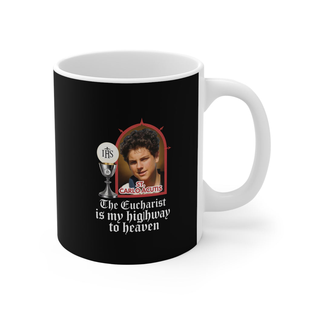 Inspirational Mug for Faith Lovers | The Eucharist is My Highway to Heaven, Christian Gift, Religious Coffee Cup, Devotional Mug, [...]