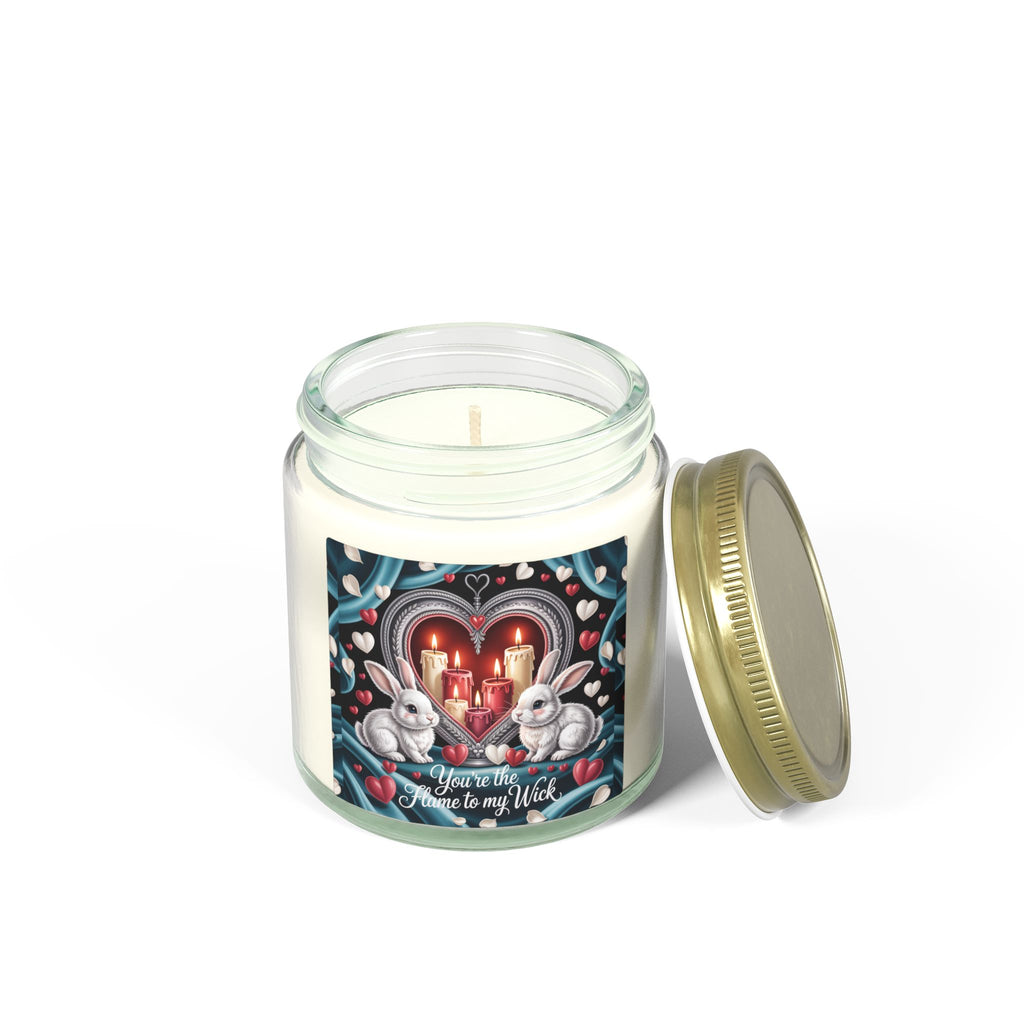 Valentine’s Bunny Candle — Coconut Apricot Soy Wax (4oz & 9oz)