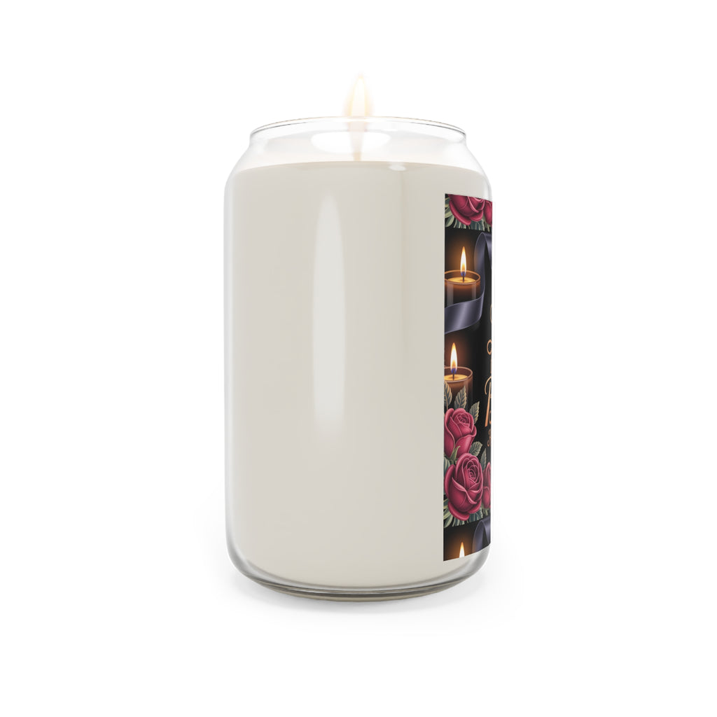 Valentine Soy Candle 13.75oz – "Love Is the Only Fire That Doesn't Burn" Scented Jar