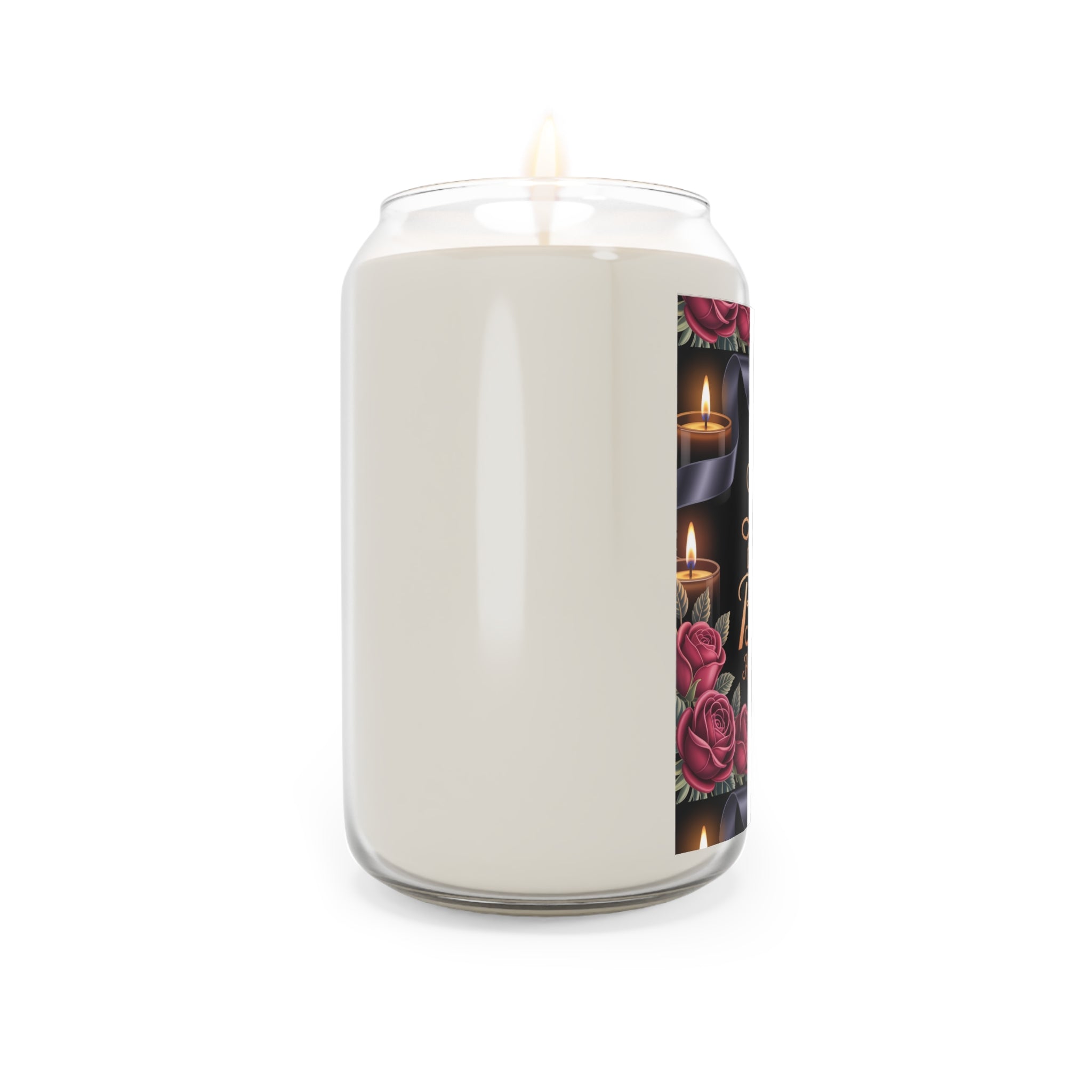 Valentine Soy Candle 13.75oz – "Love Is the Only Fire That Doesn't Burn" Scented Jar